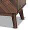 Baxton Studio Hartman Mid-Century Walnut Brown Finished Wood 5-Drawer Storage Chest 193-12378-ZORO - alternate 2
